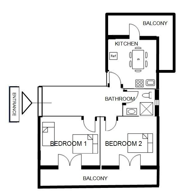 Apartments Pag Holiday Pag Town Rum bild